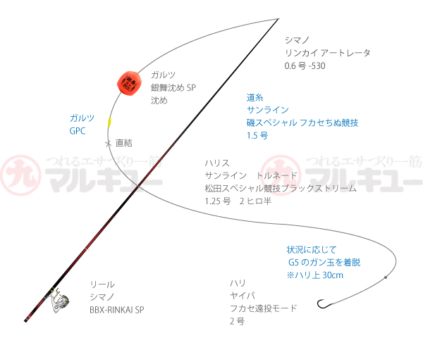 雰囲気上々の北九十九島 一撃を制して大型チヌget 長崎県北九十九島 マルキユー九州 フカセ釣り情報